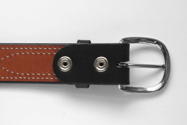 Black Gunfighter Figure 8/Diamond Stitch Belt