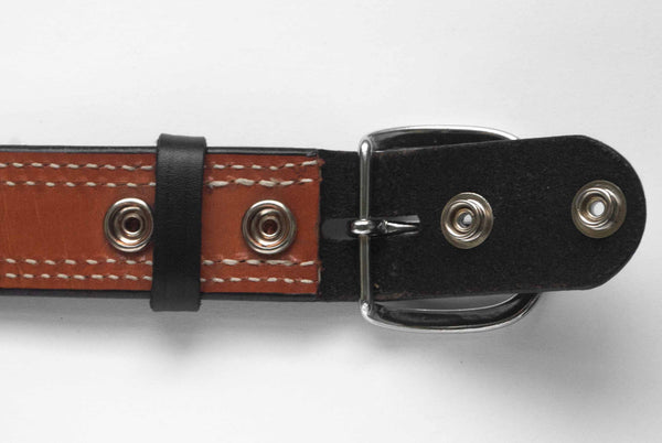 Black Gunfighter Figure 8/Diamond Stitch Belt