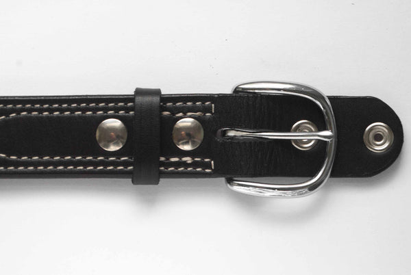 Black Gunfighter Figure 8/Diamond Stitch Belt