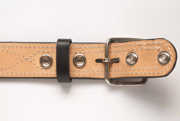 Black Gunfighter Figure 8 Stitch Belt
