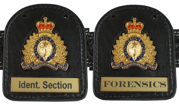 RCMP Crest Badge Carrier # 4--WITH Badge