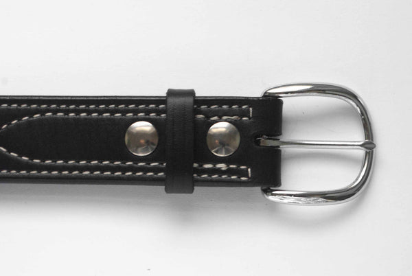 Black Gunfighter Figure 8/Diamond Stitch Belt