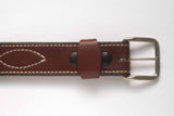 Brown Gunfighter Figure 8 Stitch Belt