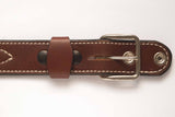 Brown Gunfighter Figure 8 Stitch Belt