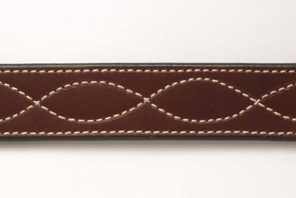 Brown Gunfighter Figure 8 Stitch Belt