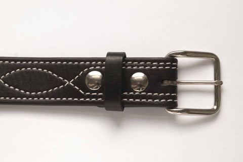 Black Gunfighter Figure 8 Stitch Belt