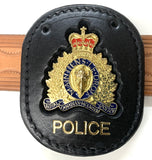 RCMP Crest Badge Carrier  # 2--INCLUDES  Badge